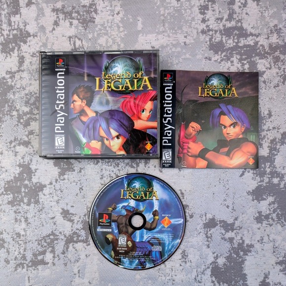 Legend of Legaia Sony PlayStation 1 PS1 1999 JRPG RPG SCUS-94254 Complete CIB